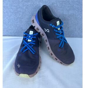 On Cloud X 3 Midnight Heron W Women's sz 10 Running Walking Athletic Shoe